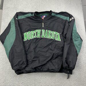North Dakota Fighting Sioux Windbreaker Size XL UND Hockey Black